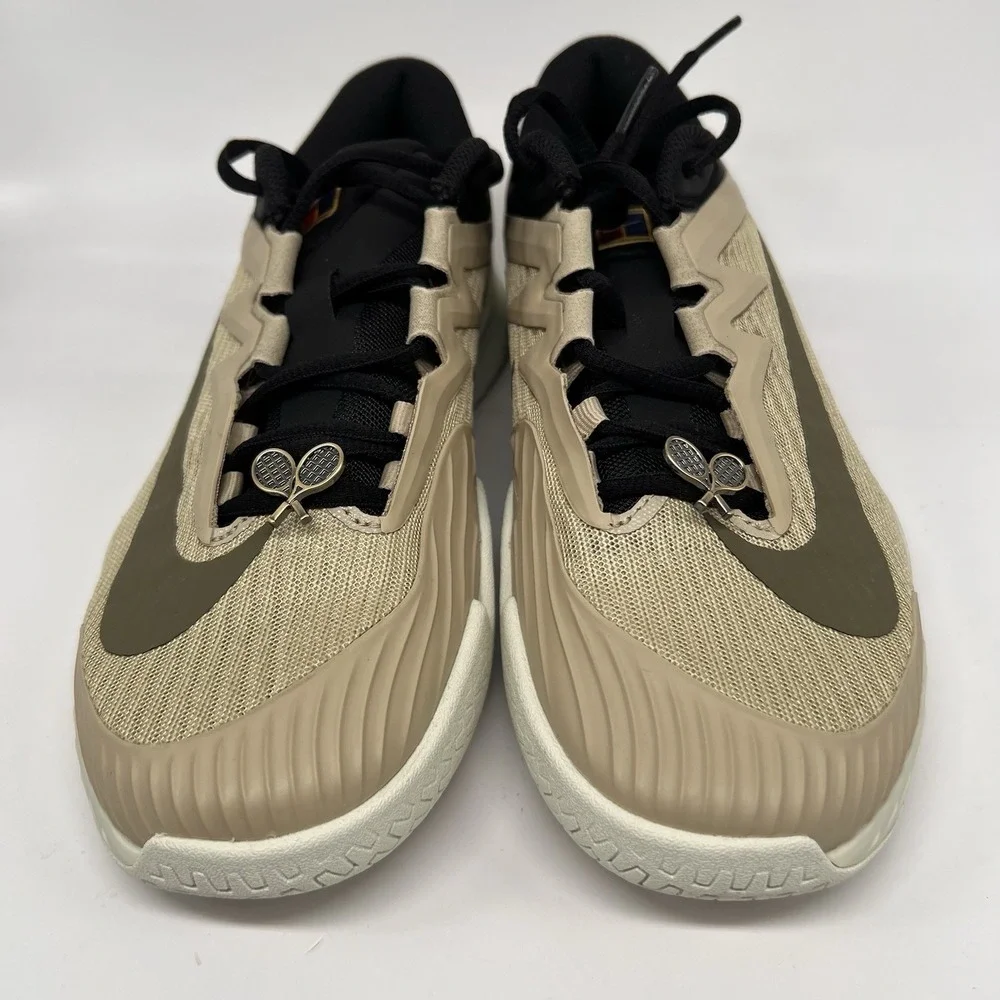 Nike Court Air Zoom X Vapor Pro 3 Heritage HC Desert Khaki Tennis Shoes Mens 6.5